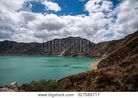 The Quilotoa Volcano In Ecuador