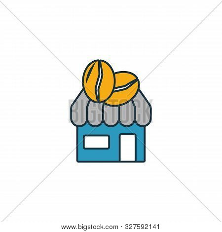 Coffee Shop Icon. Thin Line Symbol Design From Coffe Shop Icon Collection. Ui And Ux. Creative Simpl