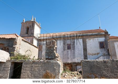 Architectural Detail Of The Cape Espichel Sanctuary
