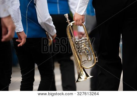 Germany, Niederstetten, Baden Wurttemberg. September 2019. Traditional Autumnal Harvest Fest. Orches