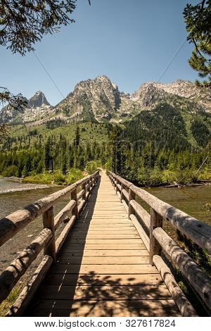 Peak Of Th Grand Teton By Jenny Lake