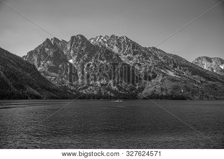Peak Of Th Grand Teton By Jenny Lake