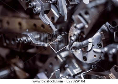 Cnc Wire Forming Machine, modern CNC spring machines for production of different types of wire bends.