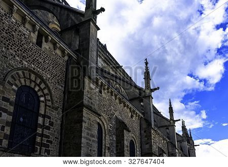 Le Mans, Maine, France - May 28: Cathedral Of Saint Julian (cathedrale St-julien Du Mans) On 28 May 