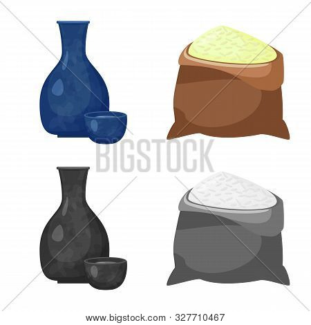 Vector Illustration Of Crop And Ecological Icon. Collection Of Crop And Cooking Vector Icon For Stoc
