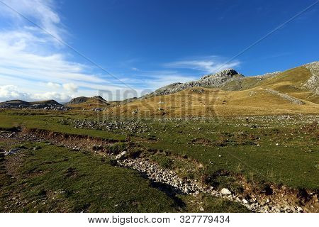 National Park Of Abruzzo, Lazio And Molise - A View Of The Mountains On The Meta Mountains