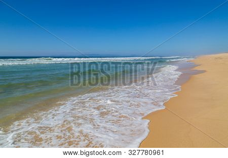 Scenic and beautiful seascape near Comporta in Portugal