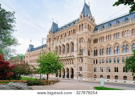 Bundeskanzleramt Or Austrian Federal Chancellery On Ballhausplatz Square In Vienna