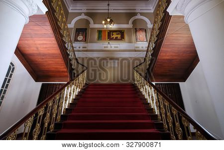 Colombo, Sri Lanka - August 11, 2019: The National Museum Of Colombo Has A Rich Collection Of Asian 