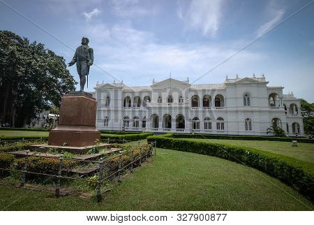 Colombo, Sri Lanka - August 11, 2019: The National Museum Of Colombo Has A Rich Collection Of Asian 