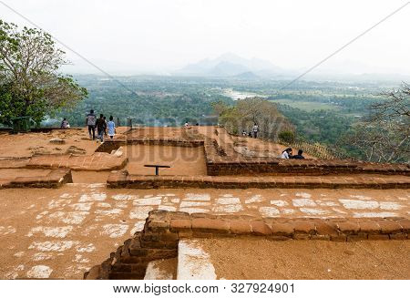 Sigiriya Rock Is An Ancient Fortress In Sri Lanka. Sigiriya Is A Unesco World Heritage Site. This Is