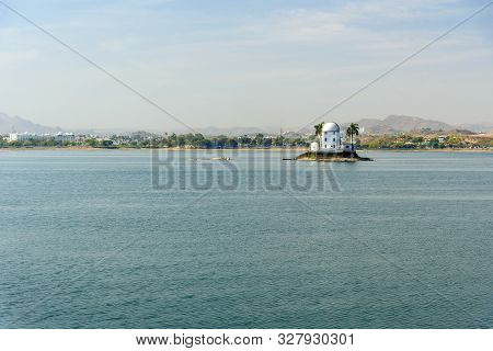 Solar Observatory On Fateh Sagar Lake In Udaipur. Rajasthan. India