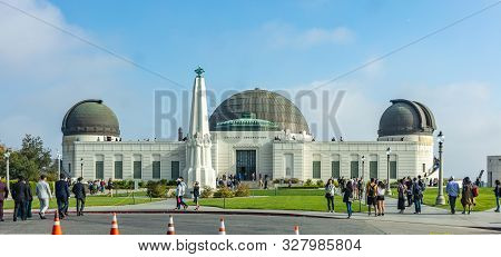 Griffith Observatory Is The Leader Of Public Astronomy. Los Angeles, California, Us.