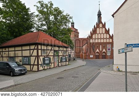 Luckenwalde, July 13: Architecture Of Old Town On July 13, 2021 At Luckenwalde, Germany. Luckenwalde
