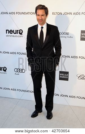 LOS ANGELES - FEB 24:  Eric McCormack arrives at the Elton John Aids Foundation 21st Academy Awards Viewing Party at the West Hollywood Park on February 24, 2013 in West Hollywood, CA