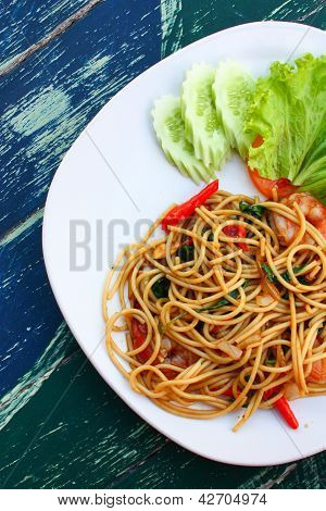 Thailandsk stil Spaghetti