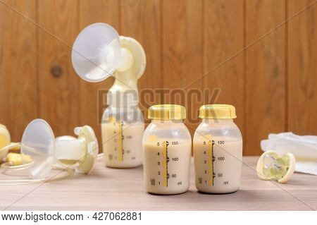 Bottle Of Mother Breast Milk