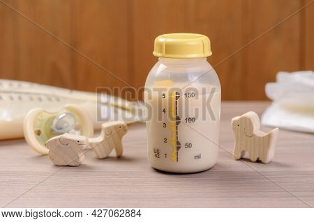Bottle Of Mother Breast Milk