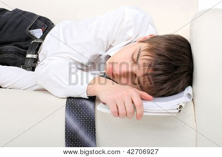 Adolescente dormido