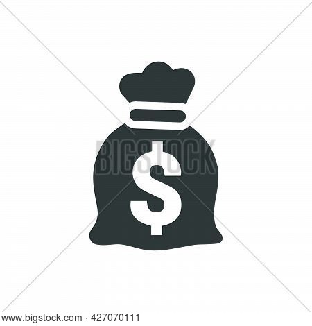 Money Bag Icon. Meticulously Designed Vector Eps File.