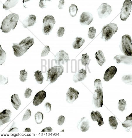 Smudged Fingerprints On White Background - Seamless Tileable Texture