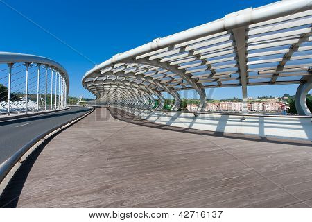 Kaiku Bridge, Barakaldo, Bizkaia, Bask ülke, İspanya