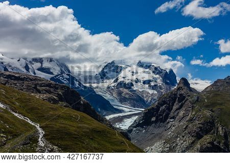 This Wiewpoint Is Above The Clouds, Who Surrounding Another Peaks In This Area.