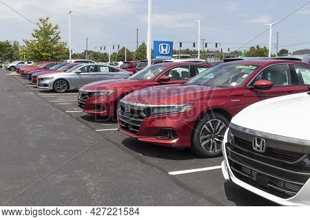 Avon - Circa July 2021: Honda Accord Display At A Dealership. The Honda Accord Is One Of The Top 25 