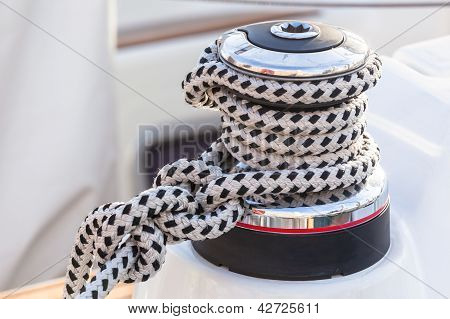 Sejlbåd reb bugt