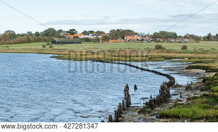 A Landscape View Of The River Alde At Aldeburgh