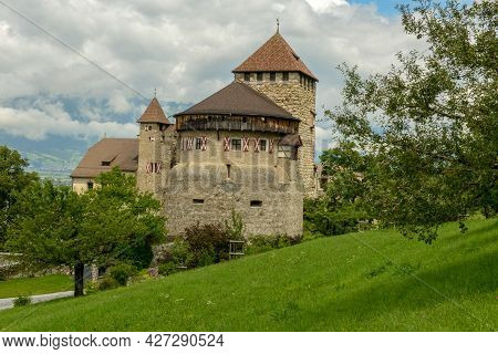 Vaduz Castle The Official Residence Of The Prince At Liechtenstein