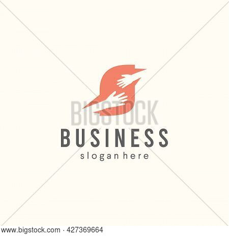 Hand Care Logo Template Vector Icon Stock Illustration