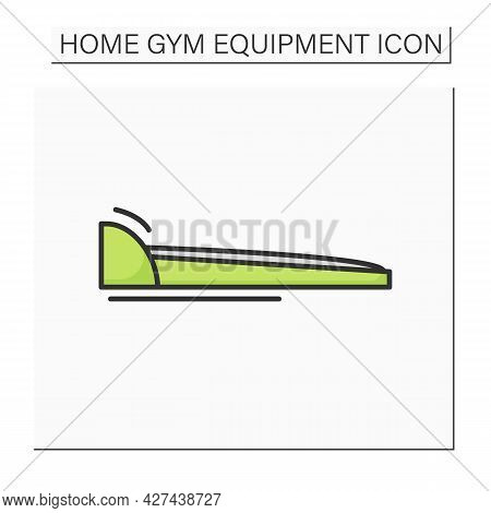 Walking Pad Color Icon. Home Gym And Training. Concept Of Modern Fitness Exercise Machine And Home N