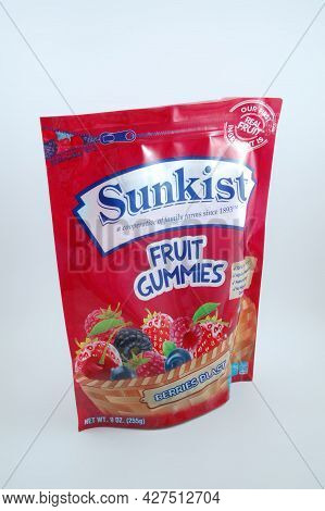Manila, Ph - July 22 - Sunkist Fruit Gummies On July 22, 2021 In Manila, Philippines.