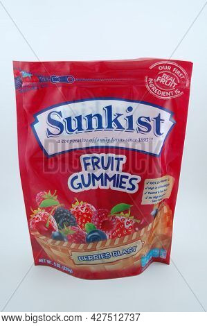 Manila, Ph - July 22 - Sunkist Fruit Gummies On July 22, 2021 In Manila, Philippines.