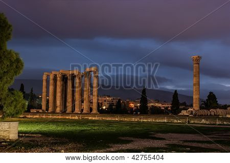 Le rovine del tempio di Zeus