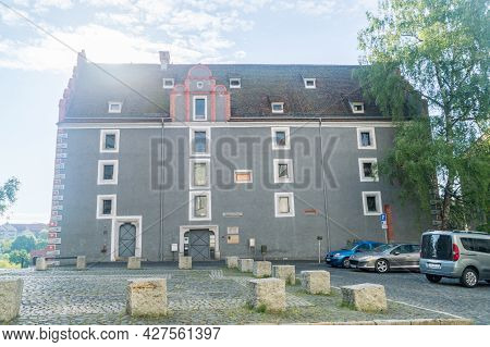Gorlitz, Germany - June 2, 2021: Woad House, View From The West-side.