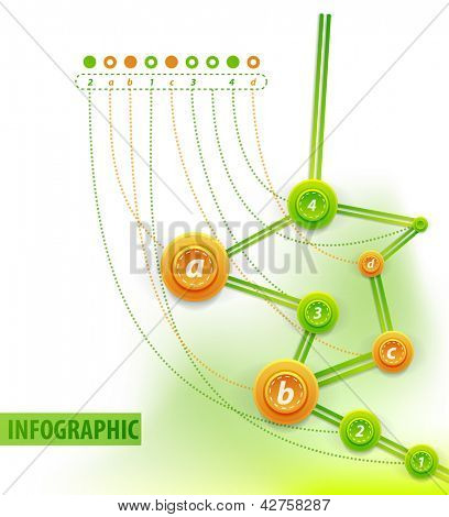 Infografiken. Chronologie-Hintergrund