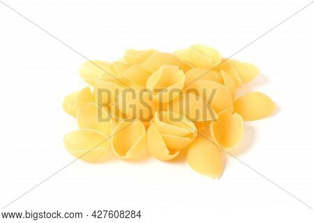 Different Types Of Raw Italian Pasta Close-up
