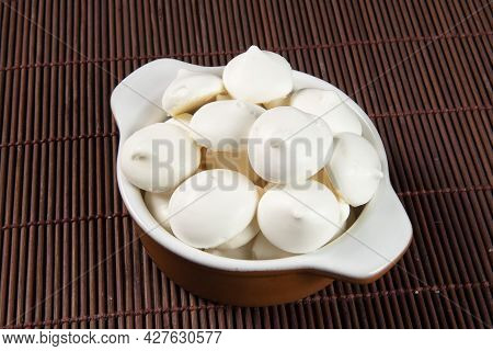 Typical Bakery Sigh, Made In Brazil. Sweet Made From Egg White And Sugar