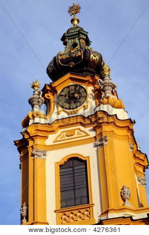 Clocher d'église à l'abbaye de Melk