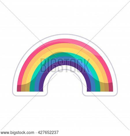 Isolated Sketch Of A Lbgt Rainbow Vector