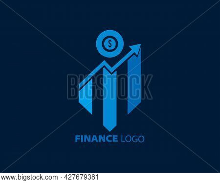 Finance Logo Icon, Business Logo, Banking, Accounting, Financial Credit, Financial Advisor Design Te