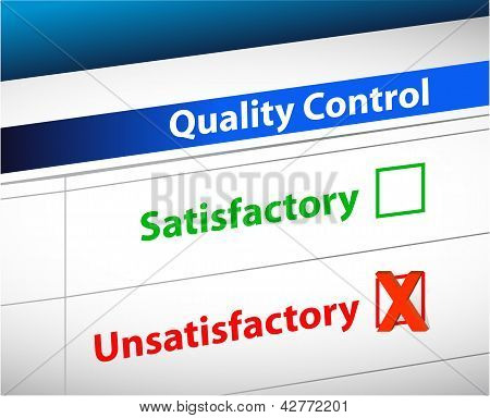 Kalite kontrol sonuçları iş evrak