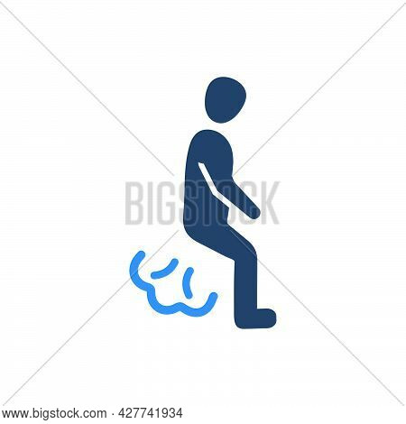 Diarrhoea Icon. Meticulously Designed Vector Eps File.
