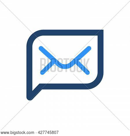 Message Icon. Meticulously Designed Vector Eps File.