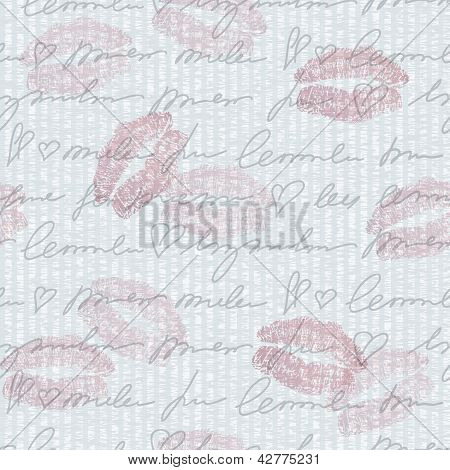 pattern with hand writing elements