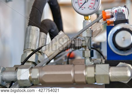 Oil Control Station For High Pressure Control Of Hydraulic Pumps.