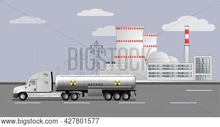 Transportation Of Radioactive Liquid Waste From Nuclear Power Plants. Japan. Radioactive Waste.