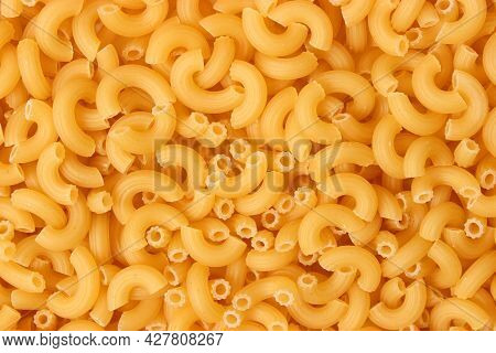 Italian Pasta Background Close Up. Different Types Of Pasta